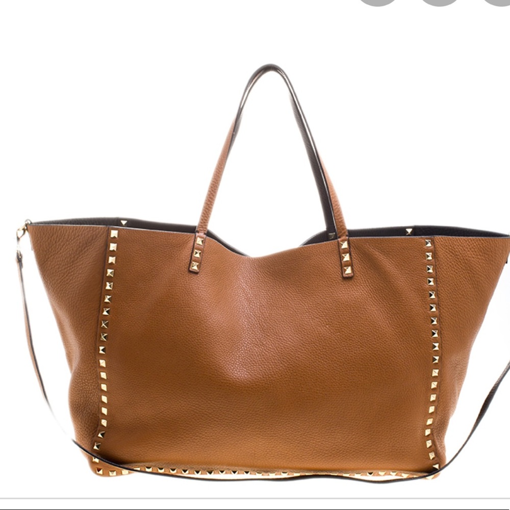 Valentino rockstud reversible medium tote